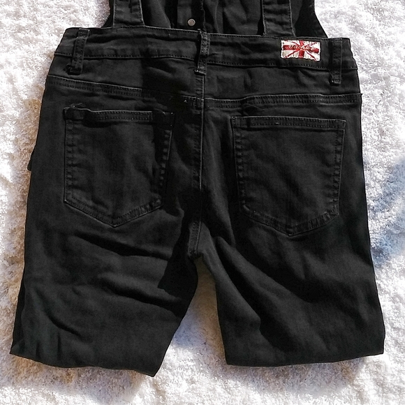 Machine Nouvelle Mode Black Overall Jeans - Picture 9 of 14